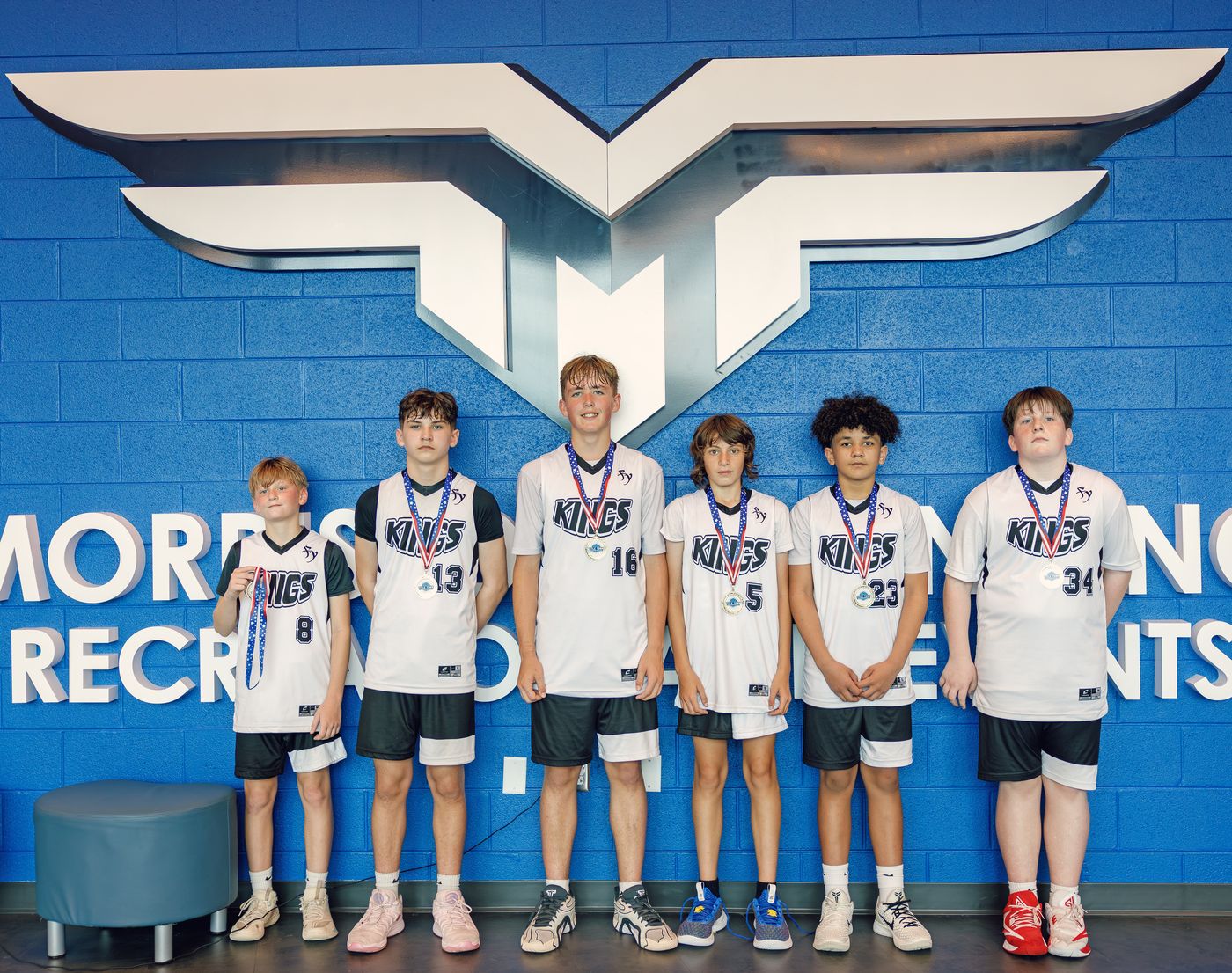 Kings team lined up together after a tournament game.